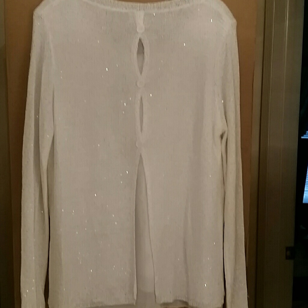 Light weight lined sweater with mini sequin detail - Picture 3 of 6